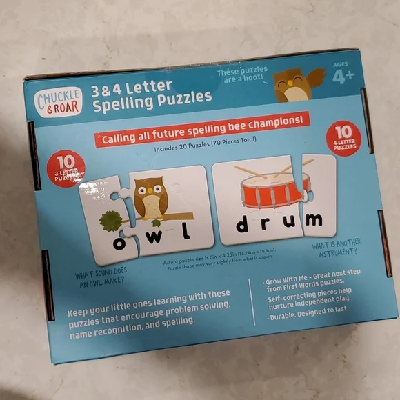 Chuckle & Roar Spelling Puzzles - Picture 2 of 7